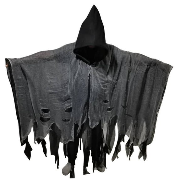 Hooded Cloak Men Women Unisex Cloak with Hood Adult Halloween Cloak Vampire Witch Cape Cosplay Costume, 5ft Length