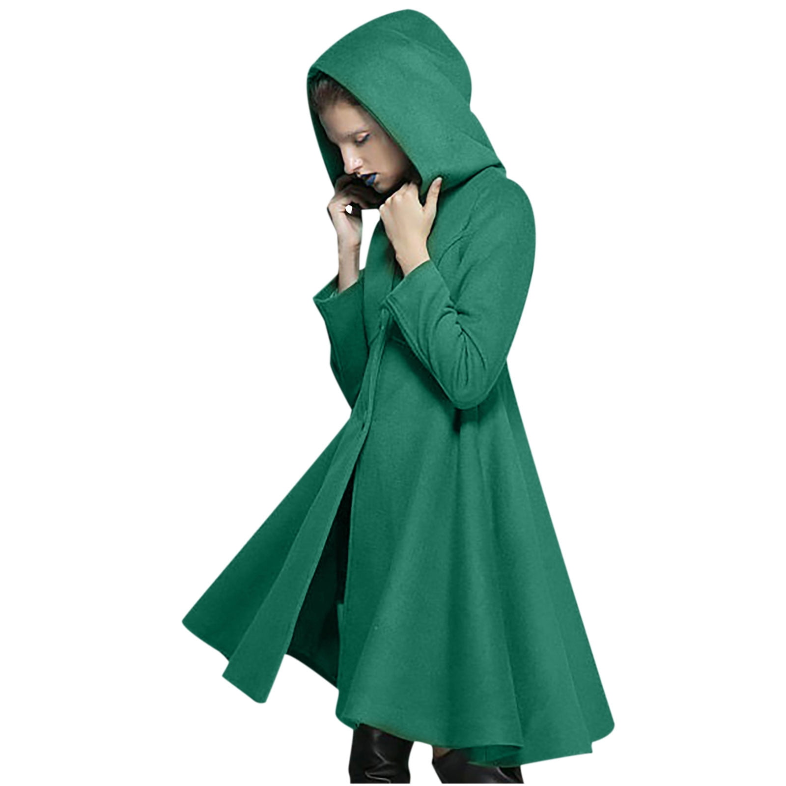 Women's hooded dress clearance coat