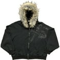 thumbnail image 1 of Hooded Jacket Y2k Goth Zip Up Hoodie Graphic Sweatshirt Emo Grunge Streetwear (Black M), 1 of 5