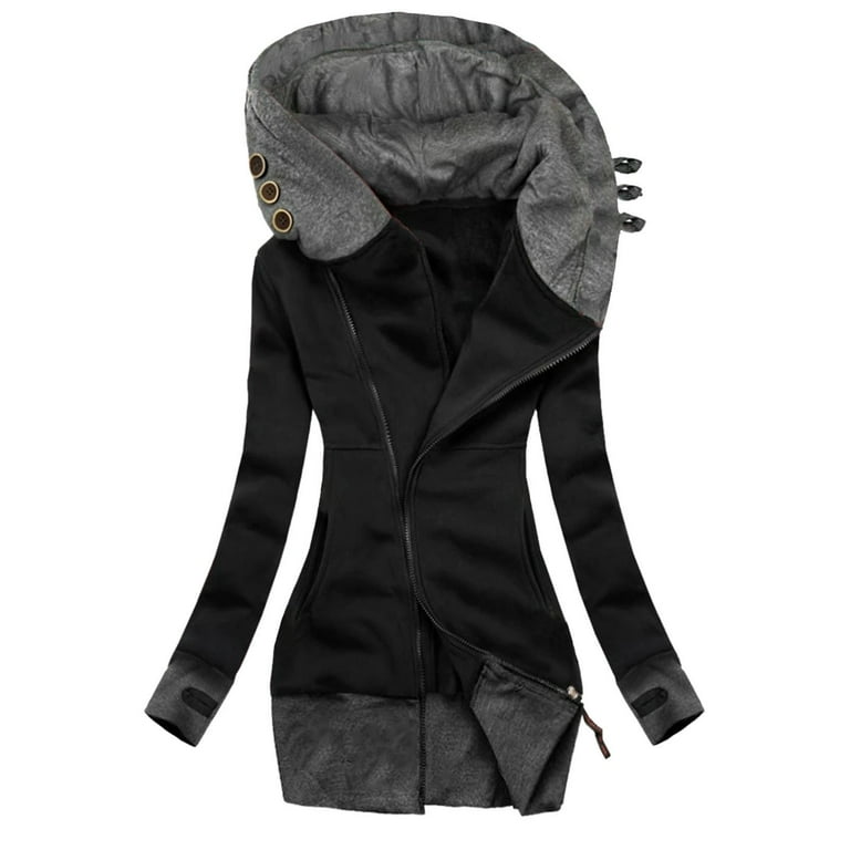 Jacket with thumb hole top