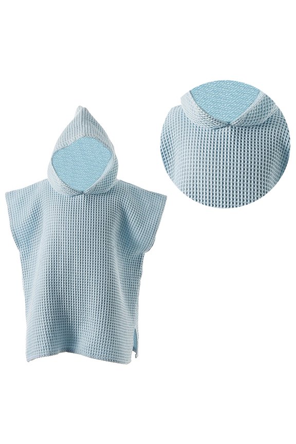 Hooded Kids Beach Towels Quick Dry Poncho Towel Soft Swim Robe Kids