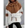 thumbnail image 1 of Hooded Knit Sweatshirt with Color Block, 1 of 5