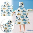 thumbnail image 1 of Hooded Poncho Towel for Surf Swim, Absorbent Beach Wearable Towel for Teenagers, Sand Proof Swim Changing Robe,23.62x23.62in, 1 of 3