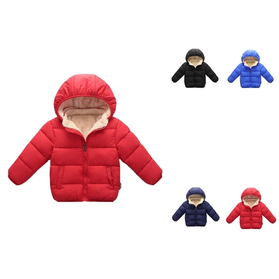 Hooded Puffer Winter Coat for Baby Boys Girls Toddlers – Thick Warm Down Snow Jacket Outerwear