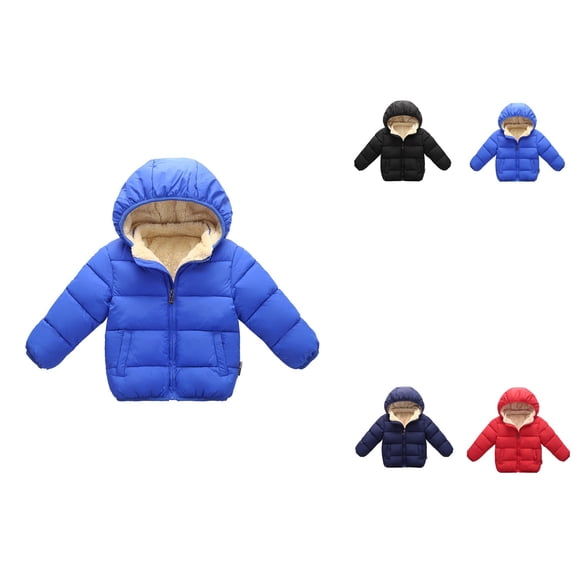 Hooded Puffer Winter Coat for Baby Boys Girls Toddlers – Thick Warm Down Snow Jacket Outerwear