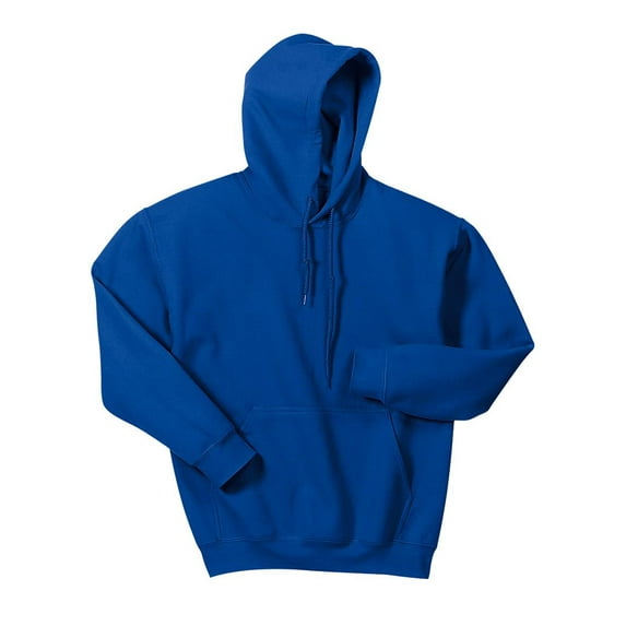 Hooded Pullover Sweat Shirt Heavy Blend 50/50 by Gildan (Style 18500) XXL Royal