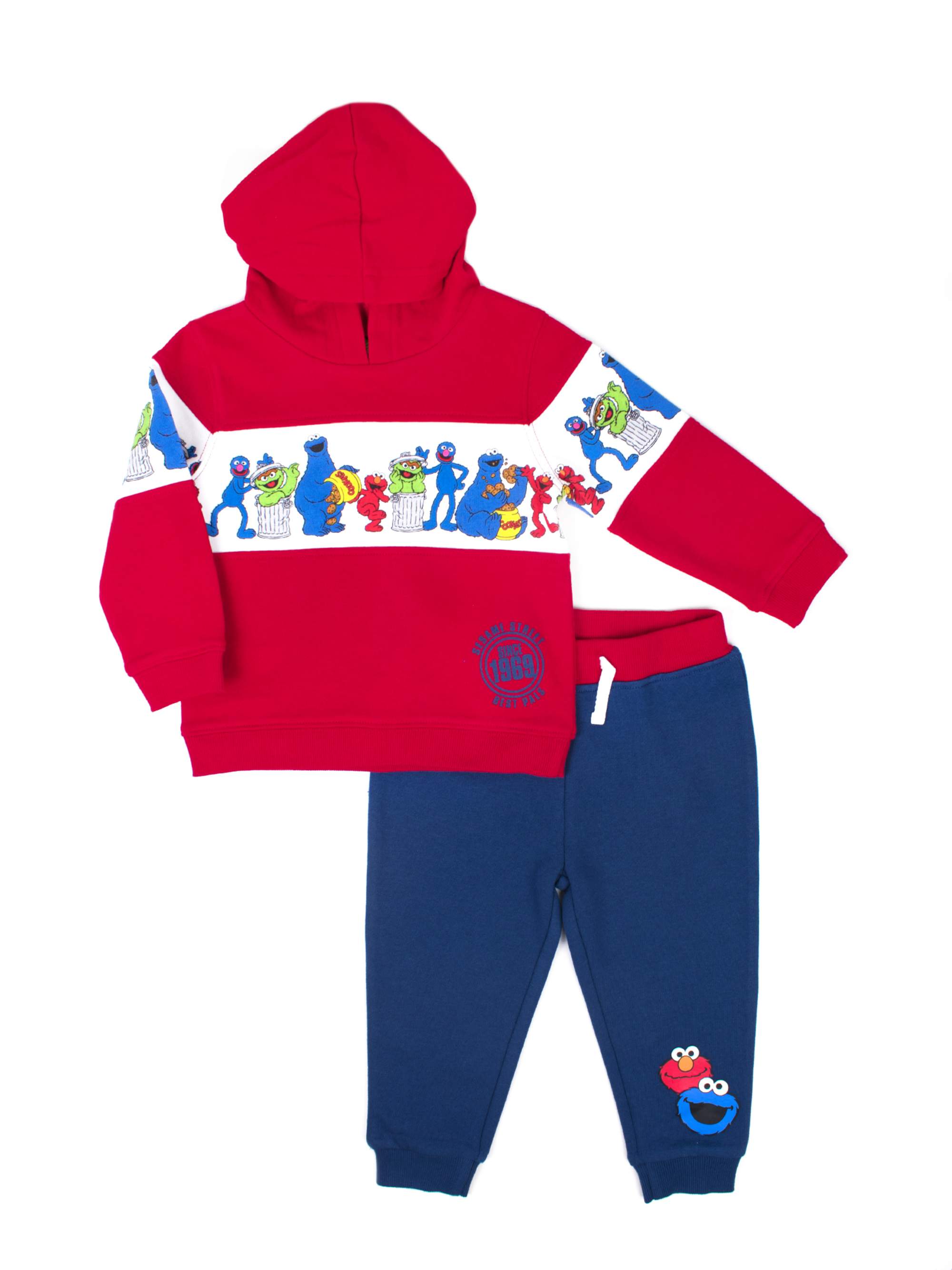 Toddler Fleece Hoodie & Pants Set - Plush Pullover Sweatshirt And Joggers For Boys & Girls, Warm Outfit