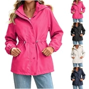 Hooded Rain Jacket for Women