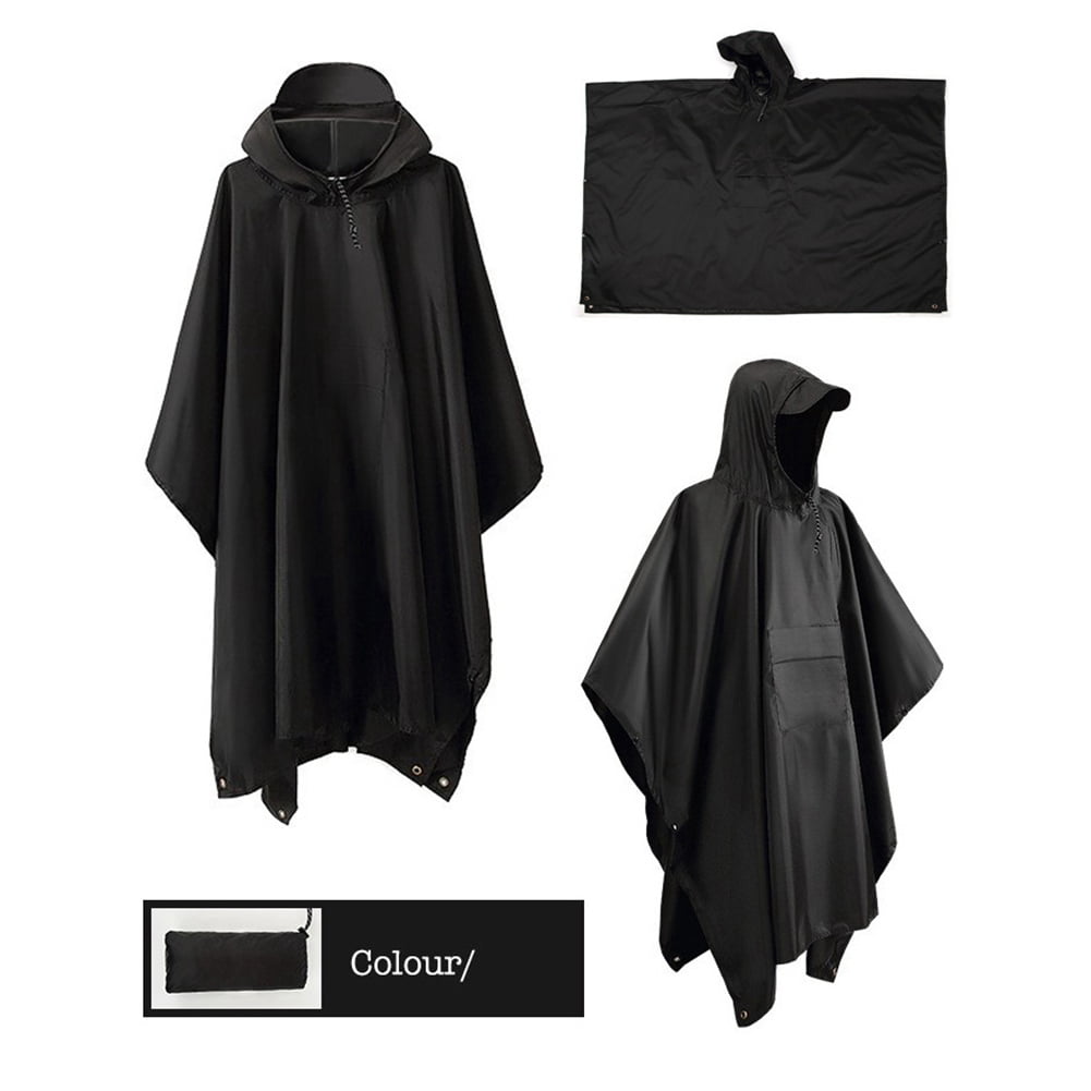 Raincoat For Women Unisex Adult Rain Poncho - Waterproof Reusable Emergency Raincoat For Hiking Camping Supreme Rain Coats Ponchoes For Men - Foto 5