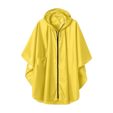 Hooded Rain Poncho Waterproof Raincoat Jacket for Women 2025 Fashion Lightweight Outdoor Outwear with Pockets