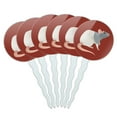 thumbnail image 1 of Hooded Rat Cupcake Picks Toppers Decoration Set of 6, 1 of 6