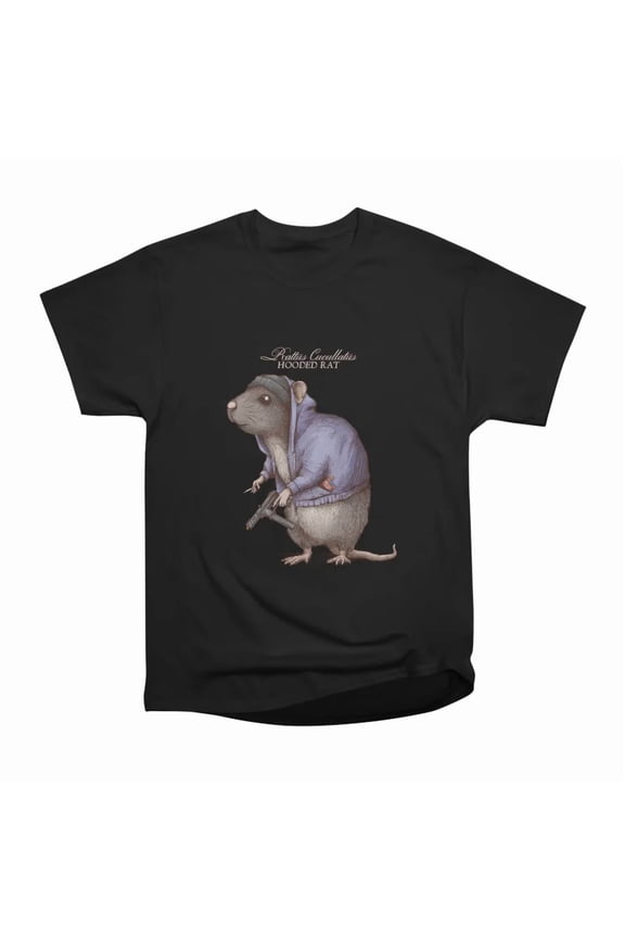Hooded Rat T-Shirt Tee Gift For Him Merch For Her Apparel For Friend