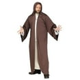 thumbnail image 1 of Hooded Robe Brown Adult Costume, One Size, 1 of 1