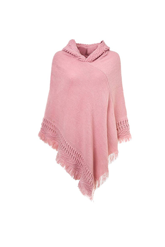 Hooded Scarf for Women Winter, Cute Bear Ear Hat Scarf 3 in 1 Faux Fur Gloves Set Soft Thick Warm Hat