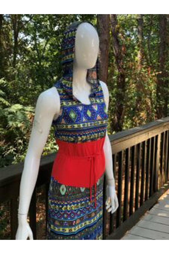 Hooded Sleeveless Women's Dress