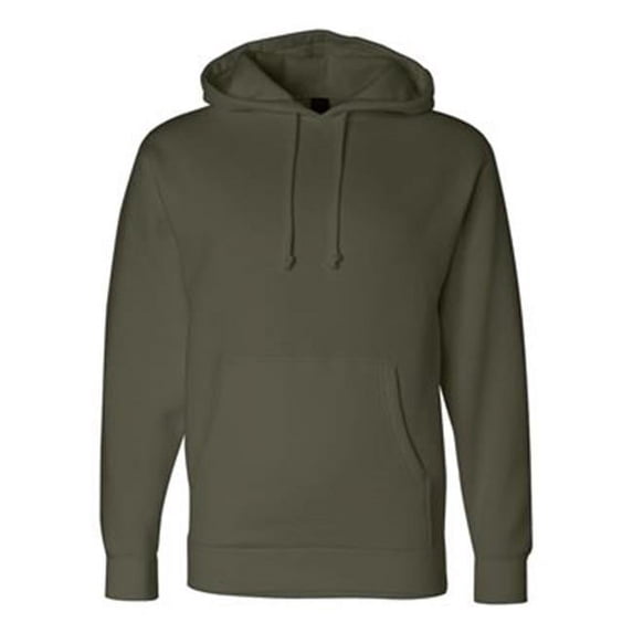 Hooded Sweatshirt, Army - Small