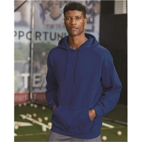 Hooded Sweatshirt, Maroon - Large