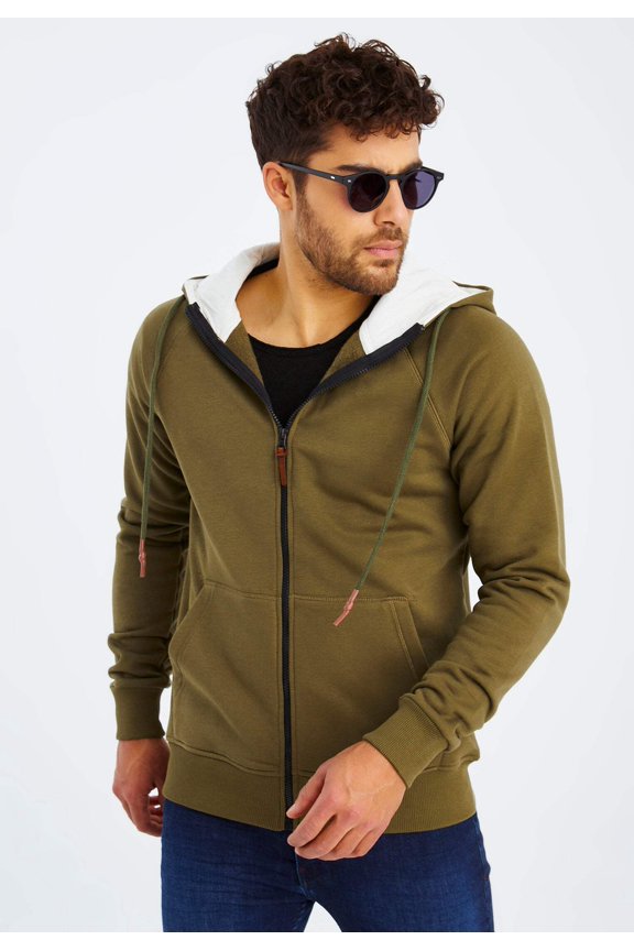 Hooded Sweatshirt Jacket
