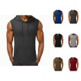 thumbnail image 1 of Hooded Tank Tops Men Summer Casual Lightweight Breathable Sleeveless Shirt with Hood Athletic Workout Gym Tanks, 1 of 5