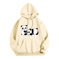 Hooded Tops for Women Sexy Fashion Casual Cute Printed Long Sleeve