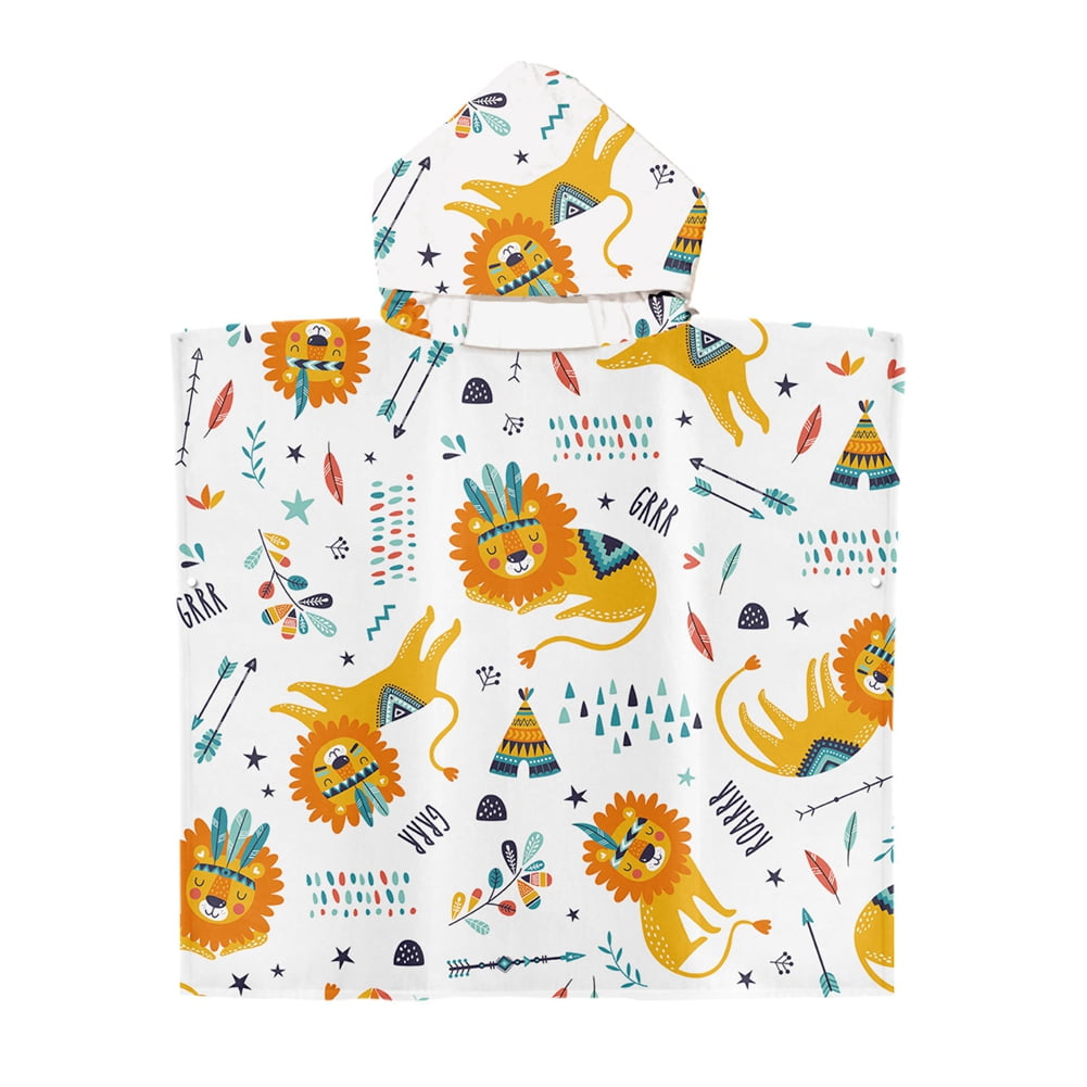 Hooded Towel for Toddlers Boys Girls, Bath Pool Beach Towel Soft