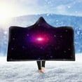 thumbnail image 1 of Hoodie Blanket Plus Sizes Universe Theme Wearable Hooded Blanket For Adults Fuzzy Warm Cozy Plush Furry Fleece & Sherpa Hoodie Throw Cloak Wrap Christmas Gifts For Women Men Teens Kids, 1 of 3
