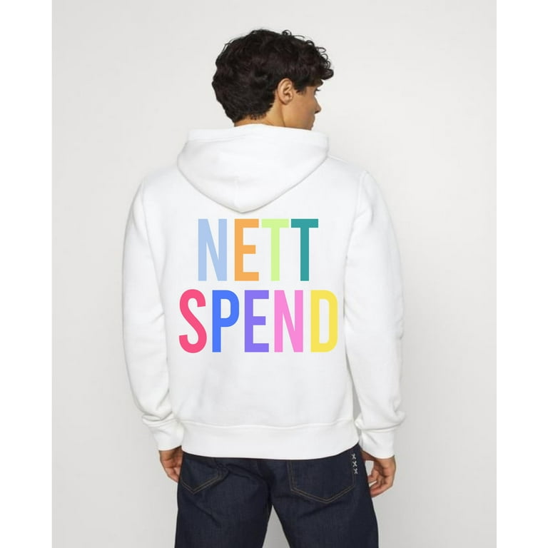 Unisex Hoodie Casual, Sport, Streetwear, NETT SPEND Logo