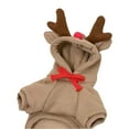 thumbnail image 1 of Hoodie Costume For Puppy Reindeer For Daily Use Indoor Activities Holiday Gathering Birthday Practical, 1 of 6
