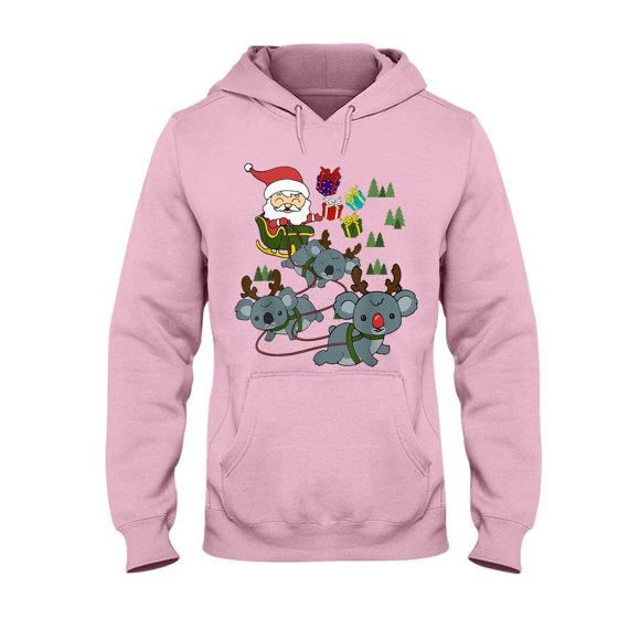 Hoodie Daily, Sport, Weekend, Vacation.Koala Christmas T-Shirt&nbsp;Hooded Sweatshirt