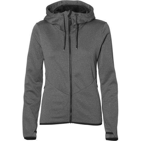 Hoodie Full Zip Fleece [Dark Grey Melee]