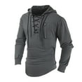 thumbnail image 1 of Hoodie Jackets for Men Casual Sports Sweatshirt Drawstring Pockets Pullover Long Sleeve Hoodie Sweatshirt, 1 of 8