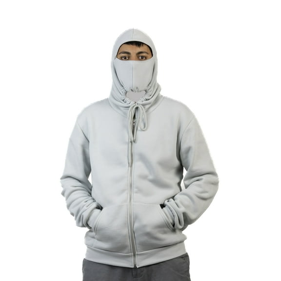 Hoodie Mask, Full-Zip Sweatshirt, Glacier, X-Large