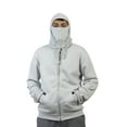 thumbnail image 1 of Hoodie Mask, Full-Zip Sweatshirt, Glacier, 1 of 3
