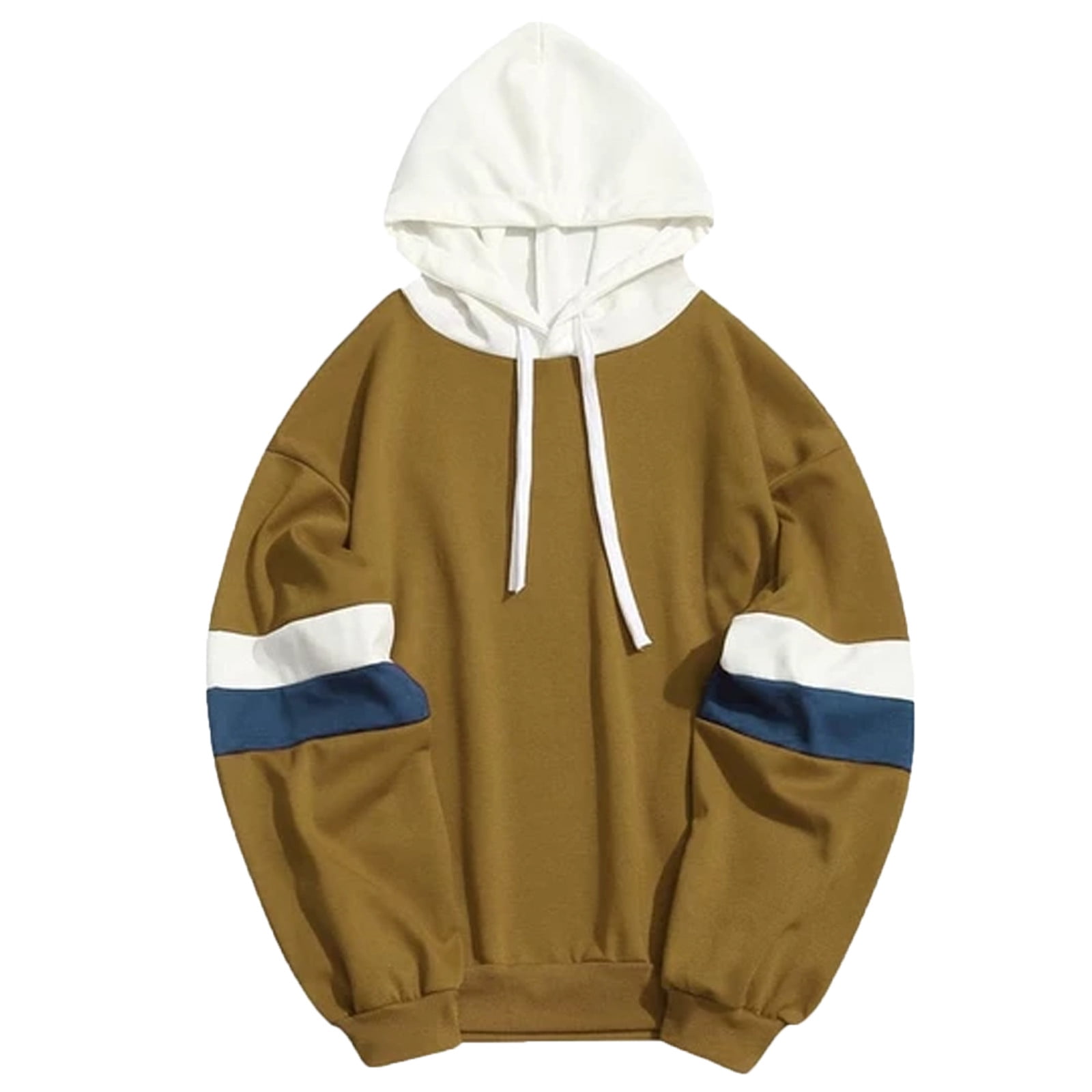 Hoodie with different color sleeves and hood hot sale