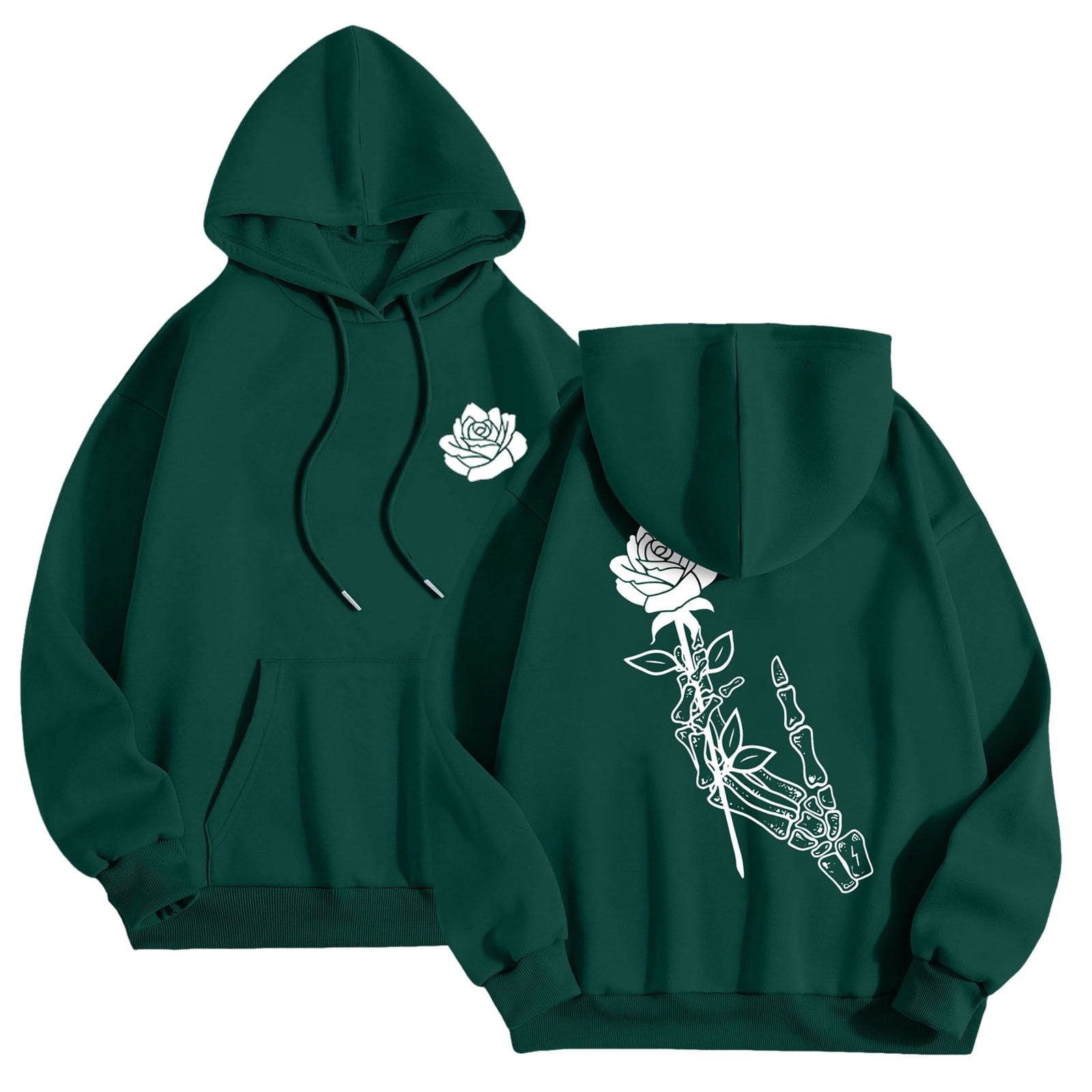 Green graphic hoodie mens hotsell