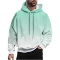 thumbnail image 1 of Hoodie Mens Shirts Hooded Drawstring Adjustable Shirt Men Casual Fashion Hooded Sweatshirts Round Neck Print Pullover Long Sleeve Sweatshirt Everyday,Streetwear,Outdoor Sports Clothing Shirts For Men, 1 of 6