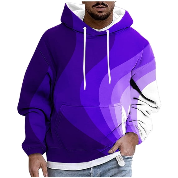 Hoodie Mens Shirts Hooded Drawstring Adjustable Shirt Men Casual Fashion Hooded Sweatshirts Round Neck Print Pullover Long Sleeve Sweatshirt Everyday,Streetwear,Outdoor Sports Clothing Shirts For Men