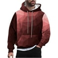 thumbnail image 1 of Hoodie Mens Shirts Hooded Drawstring Adjustable Shirt Men Casual Fashion Hooded Sweatshirts Round Neck Print Pullover Long Sleeve Sweatshirt Everyday,Streetwear,Outdoor Sports Clothing Shirts For Men, 1 of 5