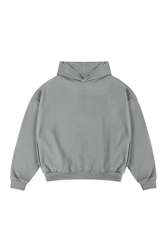 Hoodie Mens Shirts Hooded Drawstring Adjustable Shirt Men Solid Long Sleeve Shoulder Drop Pullover Side Hood Hoodie Sweatshirts Everyday,Streetwear,Outdoor Sports Clothing Shirts For Men