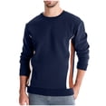 thumbnail image 1 of Hoodie Mens Shirts Hooded Drawstring Adjustable Shirt Mens Solid Color Long Sleeved Top Casual Pullover Hooded Loose Hoodie Everyday,Streetwear,Outdoor Sports Clothing Shirts For Men, 1 of 4