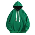 thumbnail image 1 of Hoodie Mens Shirts Pullover Sweatshirt Hooded Drawstring Adjustable Shirt Men Casual Fashion Solid Long Sleeve Blouse Hoodie Sweatshirts Everyday,Streetwear,Outdoor Sports Clothing Shirts For Men, 1 of 3