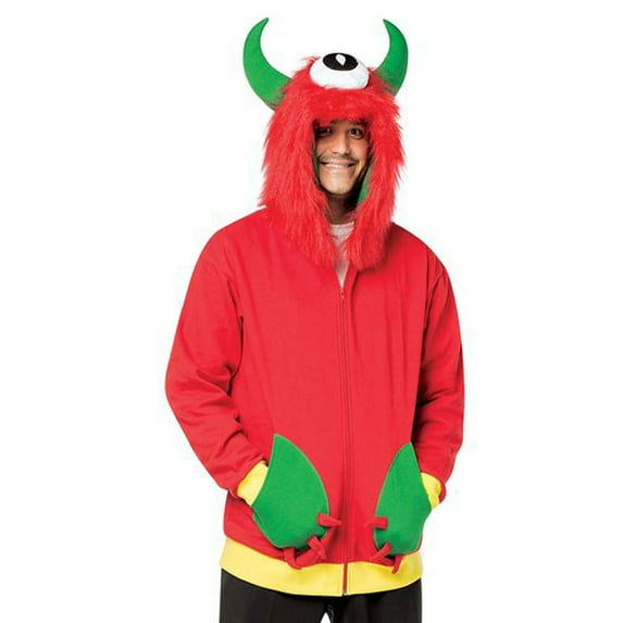 Hoodie Monster Red M