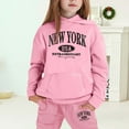 thumbnail image 1 of Hoodie Outfits Fall 2 Pieces Long Sleeve Hoodie And Sweatpants Outfits Athletic Preppy Clothes, 1 of 4