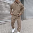 thumbnail image 1 of Hoodie Set for Men and Women Autumn and Winter Fashion Casual Letter Printed Sports Long Sleeved Made of Polyester with Comfortable and Breathable Feature, 1 of 3