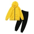 Hoodie and Sweatpants Set for Boys Zip Up Stripe Hoodies for Boys 1012