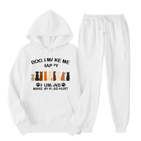 Hoodie Sweatsuit Sets,Outfits Men's And Women's Sports Tracksuits Long Sleeve Pullover Hoodies Sweatshirt Loose Coat And Sweatpants Fall Winter Suit Active Joggers Outfits