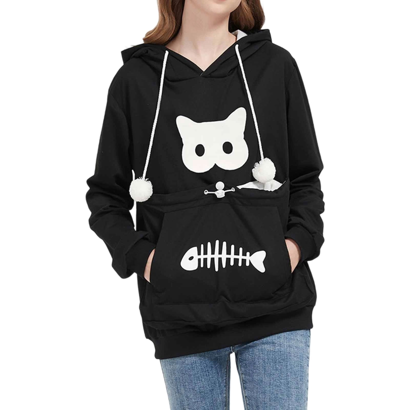0250~maxi pocket contrastng printed MUTT Hoodie main image 1