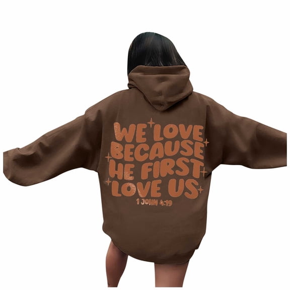 Hoodie Women Lightweight Hoodie Y2K Look for Teen Girls Women's Letter Print Hoodies Long Sleeved With Pockets Hoodie