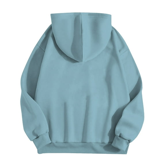 Hoodie Women Oversized Hoodie Casual Travel Outfit Women's Casual Solid Color Zipper Pocket Hoodie