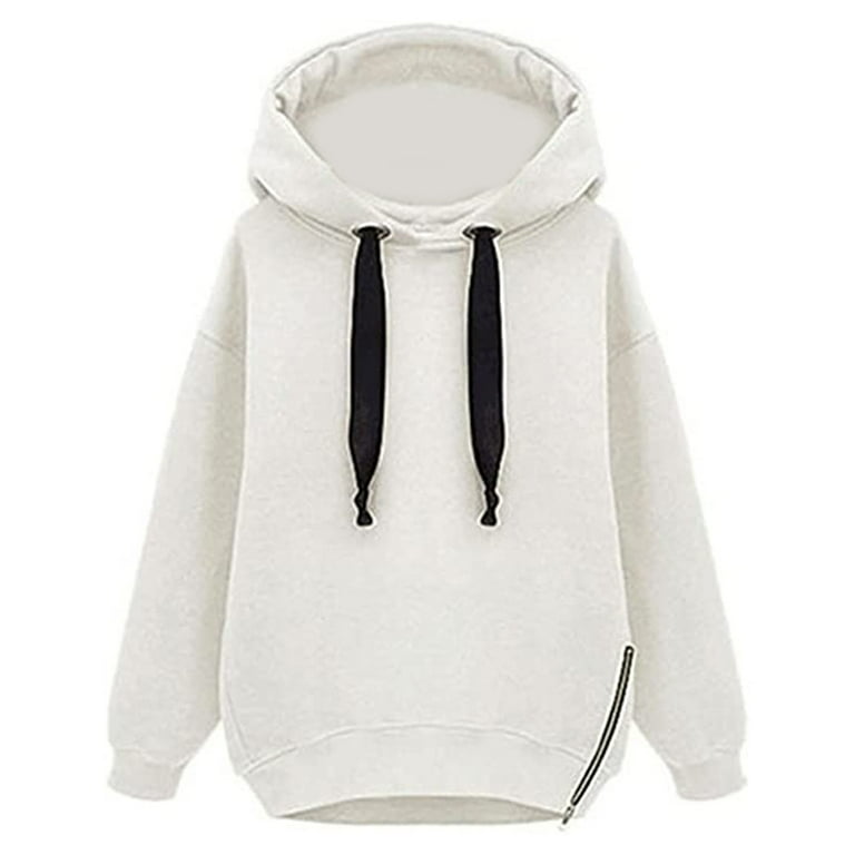 White hoodie cheap girls